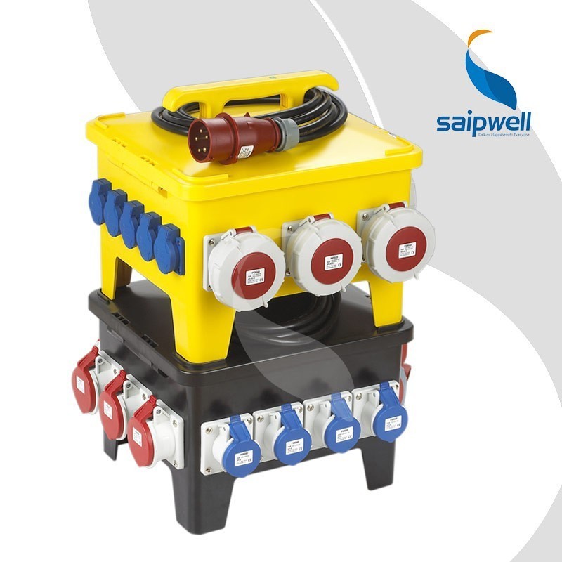 SAIP/SAIPWELL New Plastic Waterproof Combination Power Mobile Socket Box