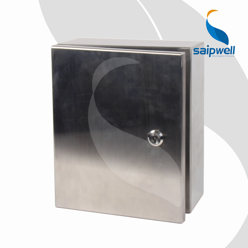 SAIPWELL Y Factory Price New Design Stainless Steel Electric Waterproof Enclosure Cabinet SP-B2-202015 200*200*150mm