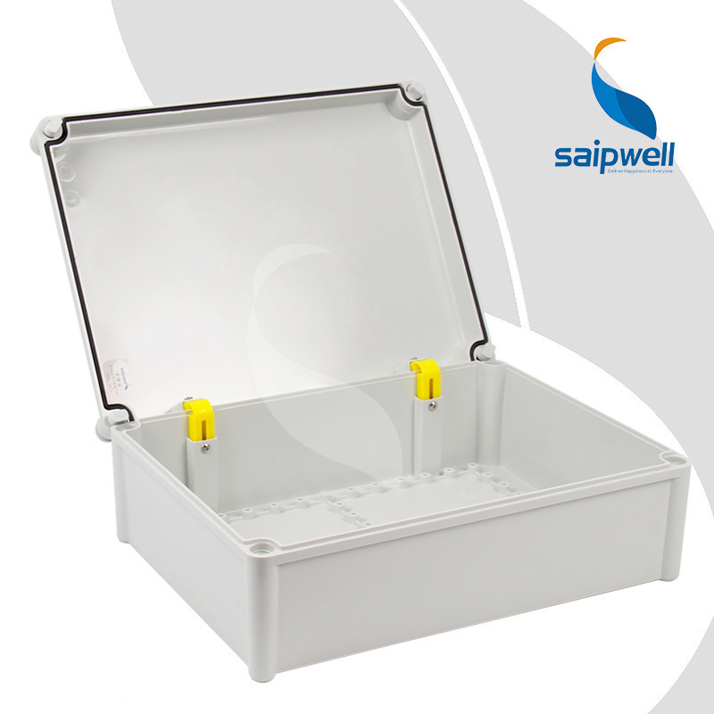 SAIP/SAIPWELL ABS/PC Waterproof cabinet concealed hinge Type Outdoor Electrical Junction Box Plastic Enclosure