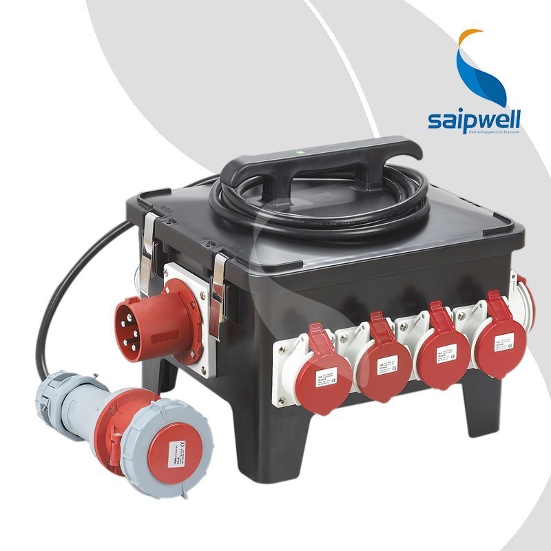 SAIP/SAIPWELL New Plastic Waterproof Combination Power Mobile Socket Box