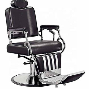 classic barbershop seat foldable vintage antique heavy duty reclining professional salon furniture hair salon barber chair