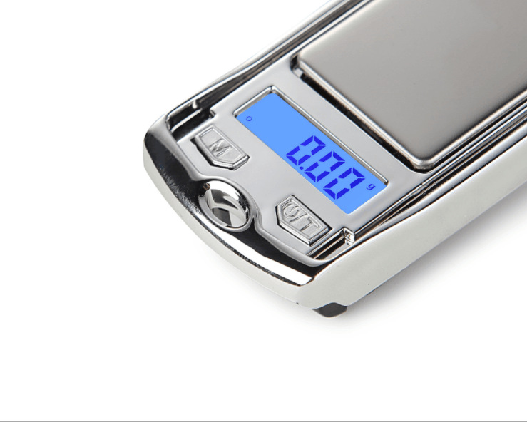 Digital Pocket  Scales 100/200/300g 0.01g  500g/0.1g Car Key Case Shape Mini Pocket Scale for Jewelry Gram Weight  Easy to Carry