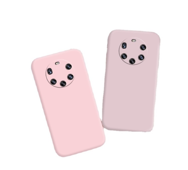 Wholesale Straight Edge Shockproof Soft Touch TPU Rubber Coated MicroFiber Lining Phone Case For huawei P60 PRO/Y61/NOVA 10SE