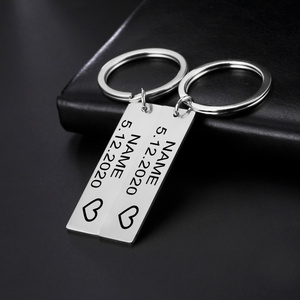 Hottest Key Chain Couple With Logo Custom Name Keychain Designer Keychains For Women Men Boy and Girl Friend Gift