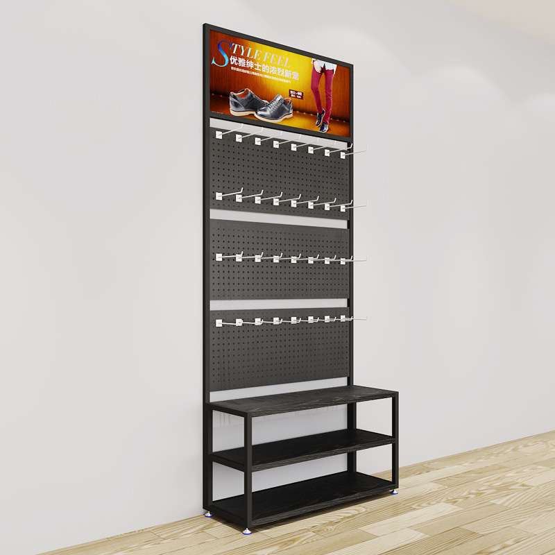 Factory Wholesale Clothing Store Display Stand Shelves Hanging Racks with Cabinet for Shops