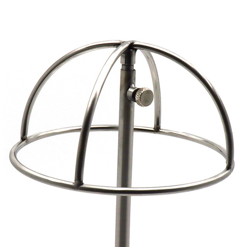 Pop Baseball Rack Metal Wire Hat Rack Advertising Hat Display Stand Retail Store Helmet Floor Hat Stand