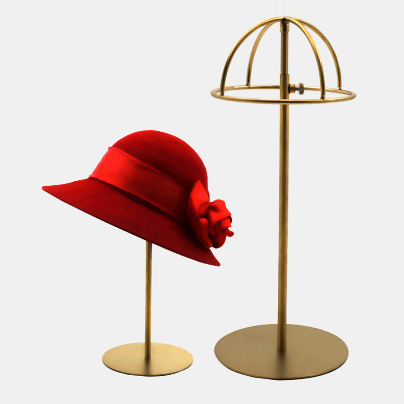 Pop Baseball Rack Metal Wire Hat Rack Advertising Hat Display Stand Retail Store Helmet Floor Hat Stand