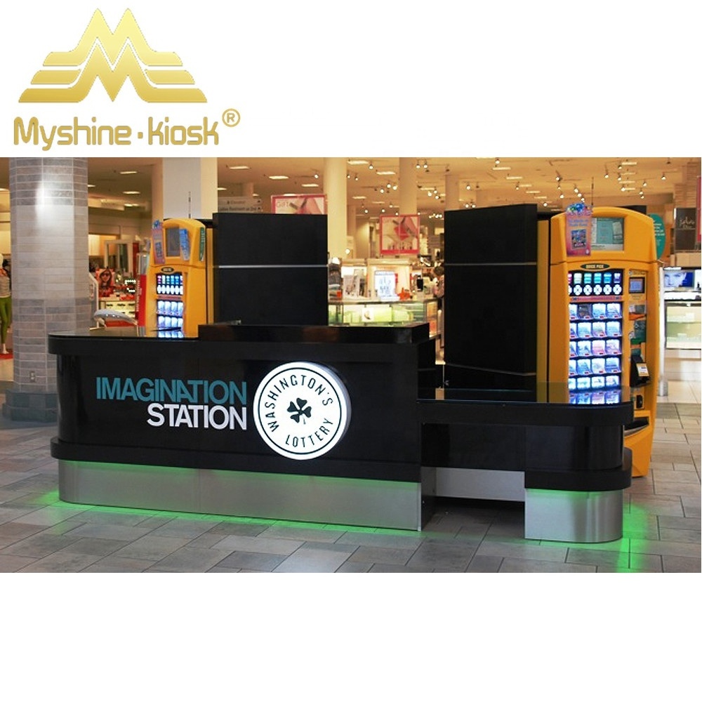 Phone Display Showcase Used Mobile Phone Retail Kiosk Cellphone Cabinets with Drawer for Sale