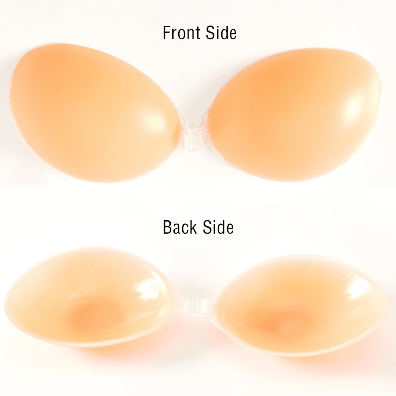 High quality push up invisible breast silicone adhesive bra for wedding dresses