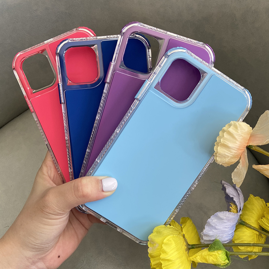 Cell phone cases manufacturer clear bulk 3 in 1 colorful phone case for iPhone 15 15plus 15promax