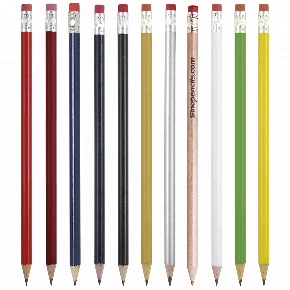 HB 2B Wooden Jumbo Carpenter Lead Drawing Charcoal Plastic Newspaper School Graphite Flexible Black Rainbow Golf Pencil