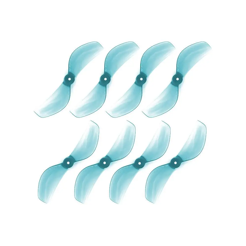 Gemfan 45mm 2-Blade Polycarbonate Propeller (Set of 8) - 1mm/1.5mm