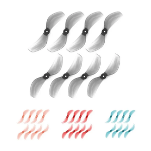 Gemfan 45mm 2-Blade Polycarbonate Propeller (Set of 8) - 1mm/1.5mm