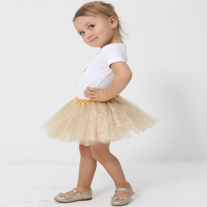 Fashionable Tutu Skirts 100% Polyester Infant Toddle Girls Dance Party Baby Sparkle Tutu