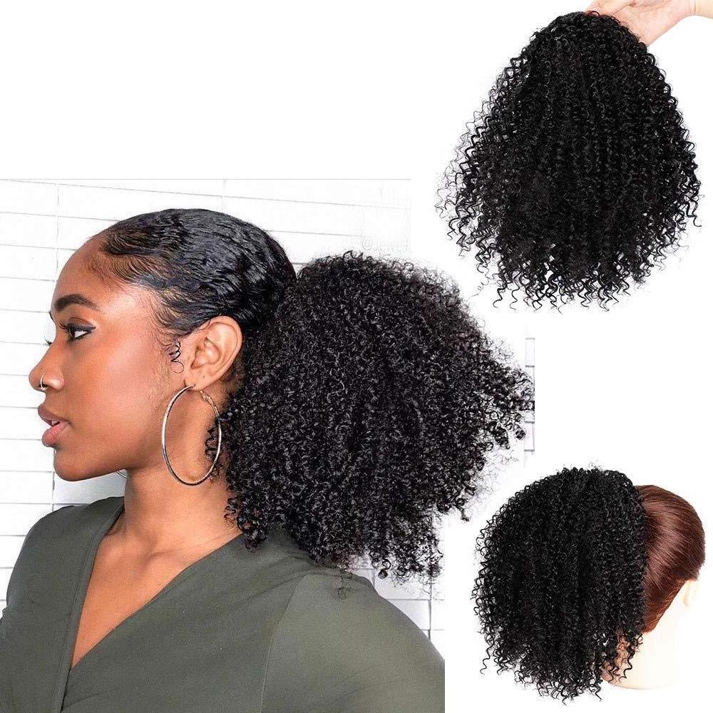 afro hair bun extension afro hair ponytail afro kinky bulk hair dreadlocks