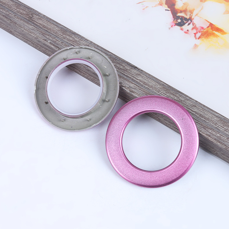 Curtain Rod Circle Punch Ring Curtain Accessories Nano Mute Grommet Curtain Eyelet Ring