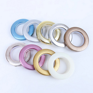 Curtain Rod Circle Punch Ring Curtain Accessories Nano Mute Grommet Curtain Eyelet Ring