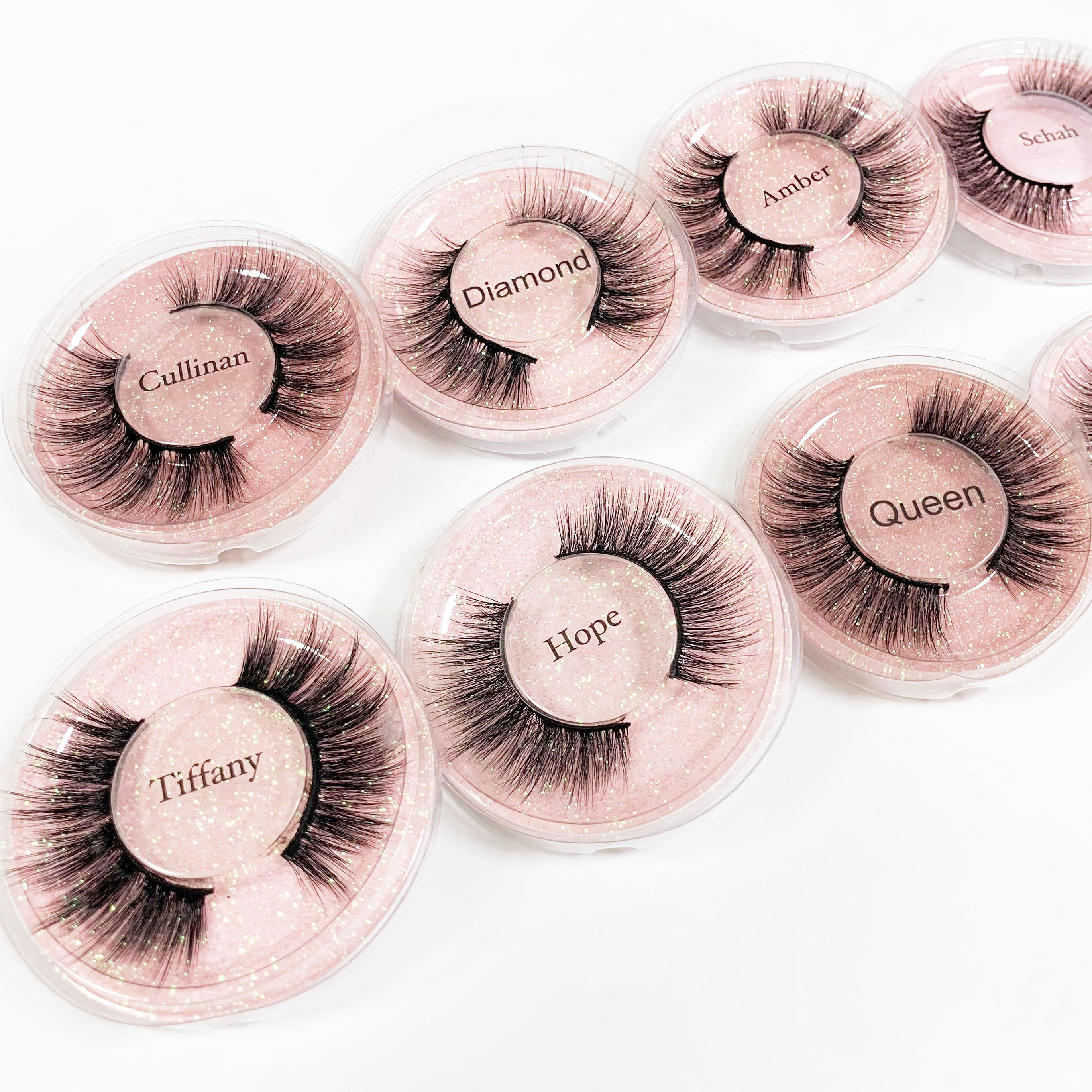 Wholesale lovely 3D eyelash makeup lash full strip eyelashes supplies lash boxes custom logo cosmetics false mink lashes