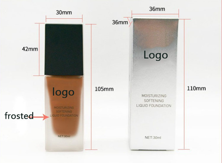 New Hot Makeup Tools Custom Logo High Quality Face Foundation Liquid Glow Natural Finish Korea Makeup Cream Foundation