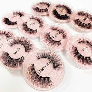 Wholesale lovely 3D eyelash makeup lash full strip eyelashes supplies lash boxes custom logo cosmetics false mink lashes