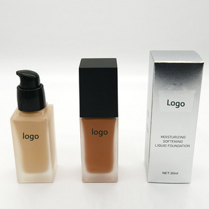 New Hot Makeup Tools Custom Logo High Quality Face Foundation Liquid Glow Natural Finish Korea Makeup Cream Foundation