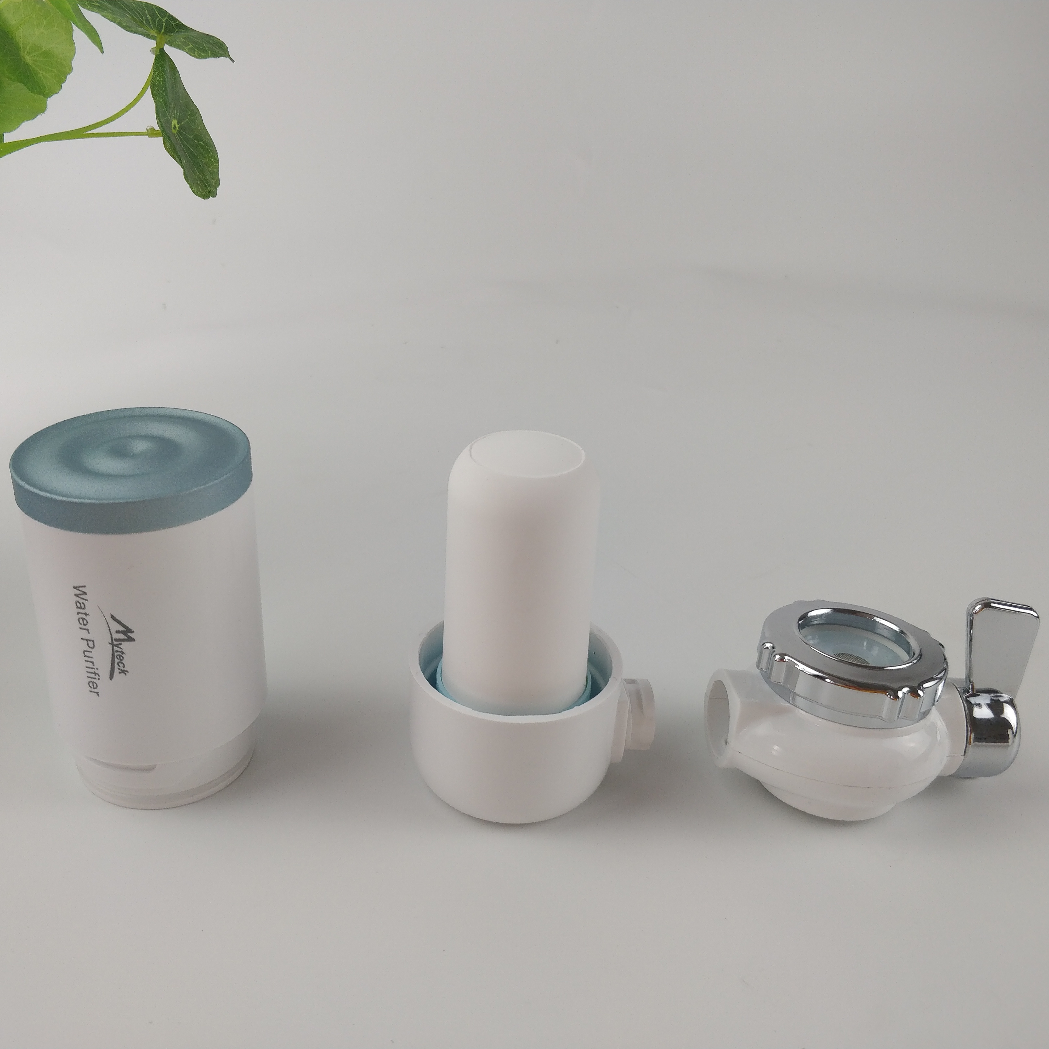 Myteck Water Faucet Filtration System Sweet Faucet Water Filter Tap Water Purifier Ceramic Carbon Cartridge for Washroom Kitchen