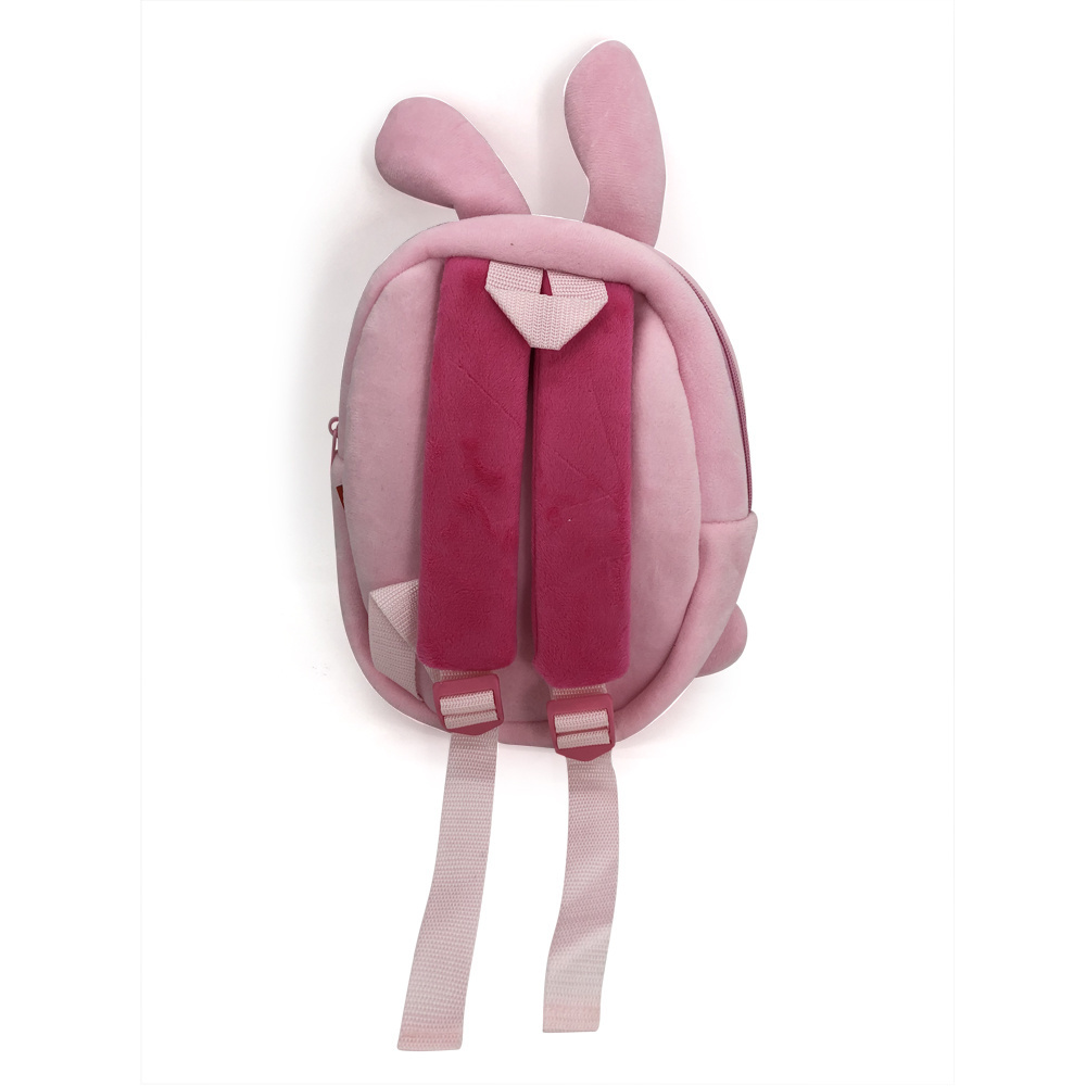 Children Bunny Travel Animal Toys Stuffed Rabbit Kids Cartoon Plush School Bag Backpack