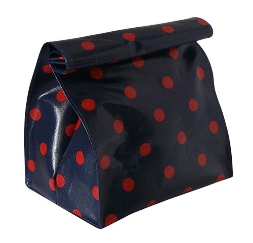 Wholesale customizable storage bags at affordable prices, durable oilcloth lunch bags, made of 100% cotton fabric with PVC