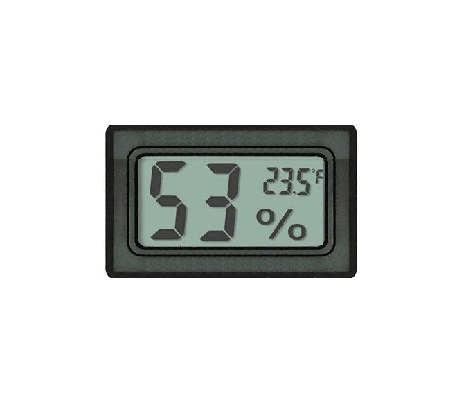 Mini Thermometer Built-in Panel Incubator Temperature Humidity Thermometer Hygrometer for Hatcher,Brooder