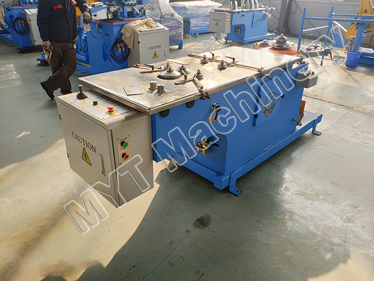 MYT 1250MM Maquina conducto Round and spiral air duct making machine mechanical round duct elbow machine