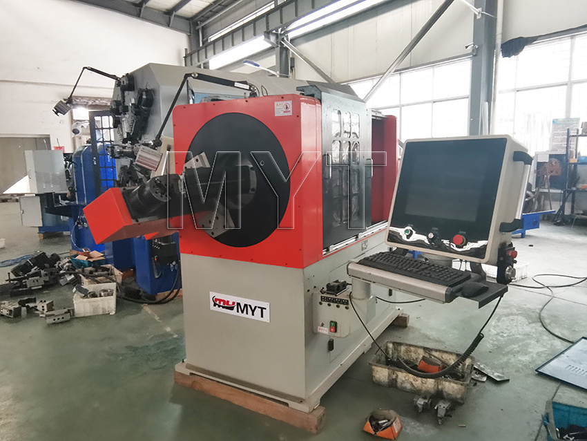 MYT brand 7 Axes Auto 3D CNC Steel Wire Baskets Bending Forming Machine