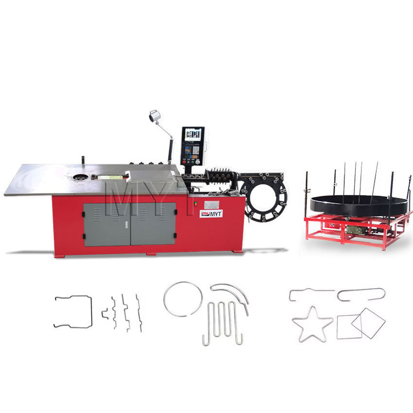 MYT brand 2-6mm multi function CNC automatic stainless steel iron wire shaping 2d bender 2D wire bending machine