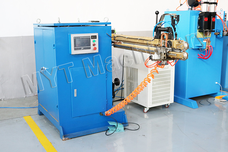 MYT Brand HVAC automatic Air duct longitudinal stitch seam welding machine for tanks pipe round duct