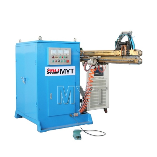 MYT Brand HVAC automatic Air duct longitudinal stitch seam welding machine for tanks pipe round duct