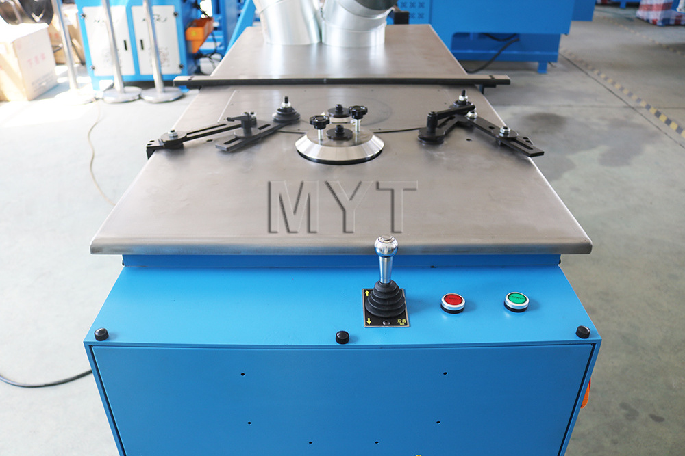 MYT Good sheet metal hvac air condition hydraulic round duct elbow making tube gorelocker machine