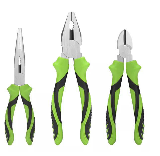 Hardware Hand Tools Carbon Steel Universal Pliers Multifunction Combination Long Nose Diagonal Cutting Pliers