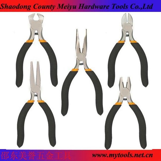 4.5'' Pliers Hand Tool Needle Long Nose Plier Straight Sharp Nose Pliers For Sale