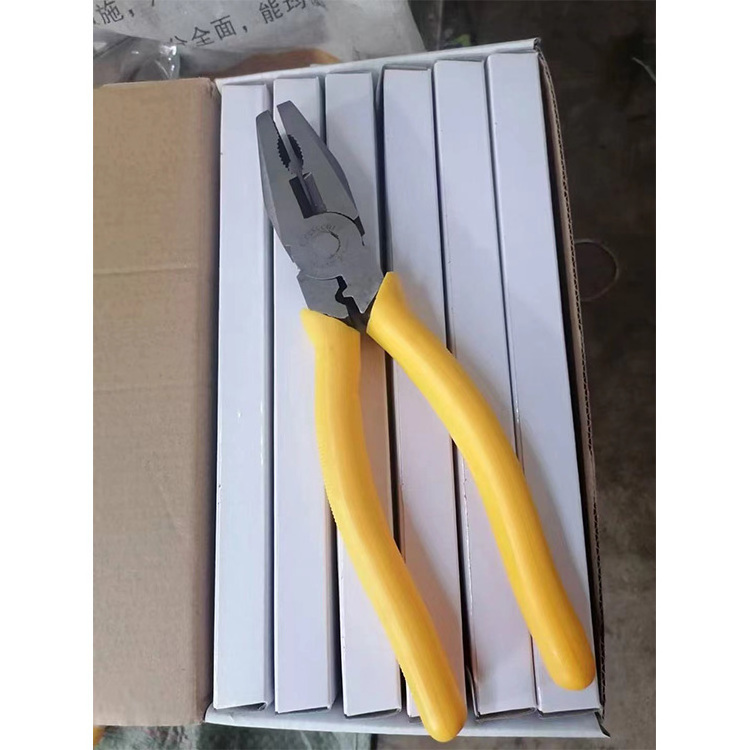 hand tool multi tools stainless steel pliers crimping cutting combination pliers for wire cutter with TPR handle