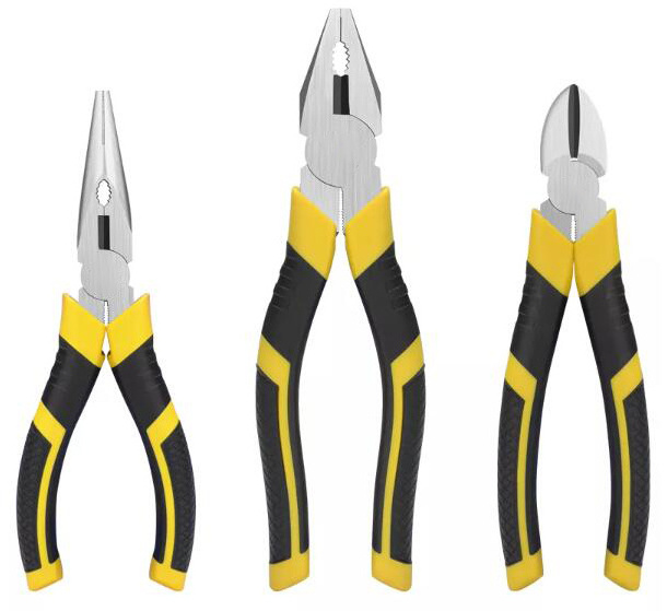 Hardware Hand Tools Carbon Steel Universal Pliers Multifunction Combination Long Nose Diagonal Cutting Pliers