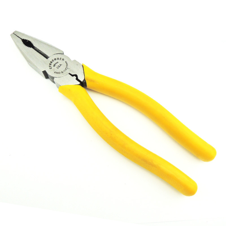 hand tool multi tools stainless steel pliers crimping cutting combination pliers for wire cutter with TPR handle