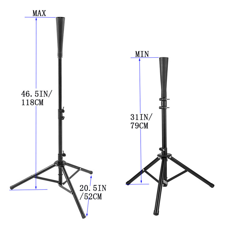 Outdoor Sports Softball batting seat trainer portable tripod hitter Baseball pitching trainer machine