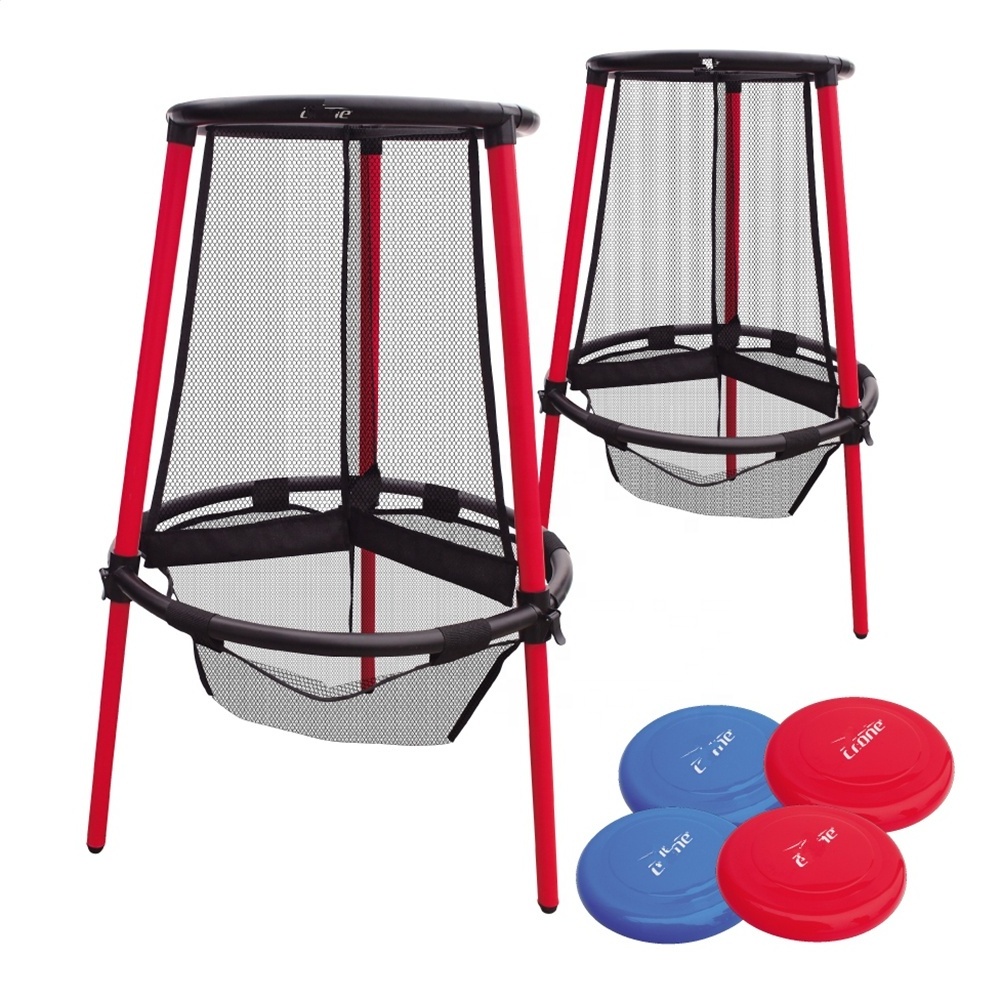 Portable  disc golf baskets with high quality