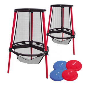 Portable  disc golf baskets with high quality