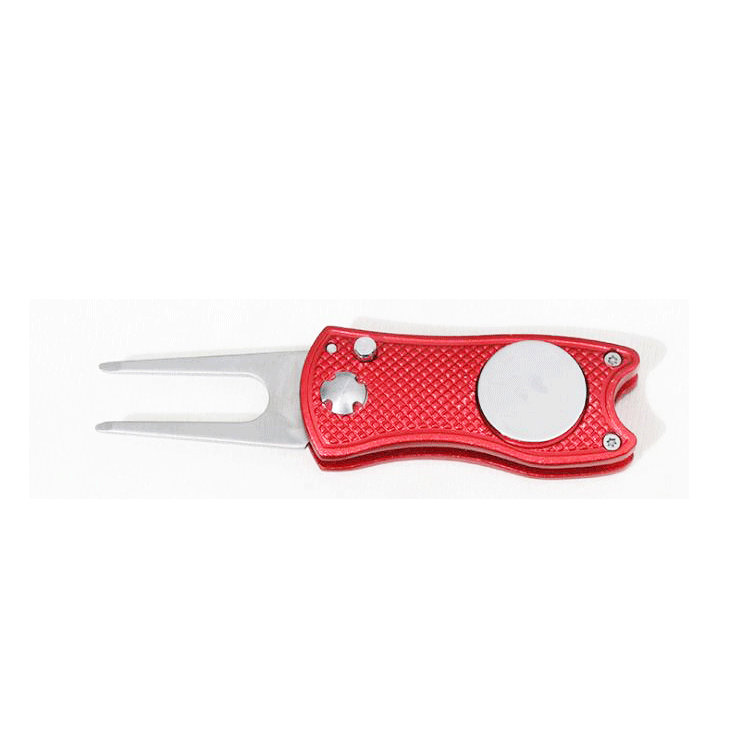 Wholesale Golf Divot Repair Tool Pitch Cleaner Golf Accessories Putting Green Fork Golf Training Aids