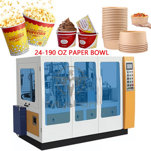 New Type Paper Bowl Machine Size Customization Automatic Corrugated Paper Bowl Making Machine Price