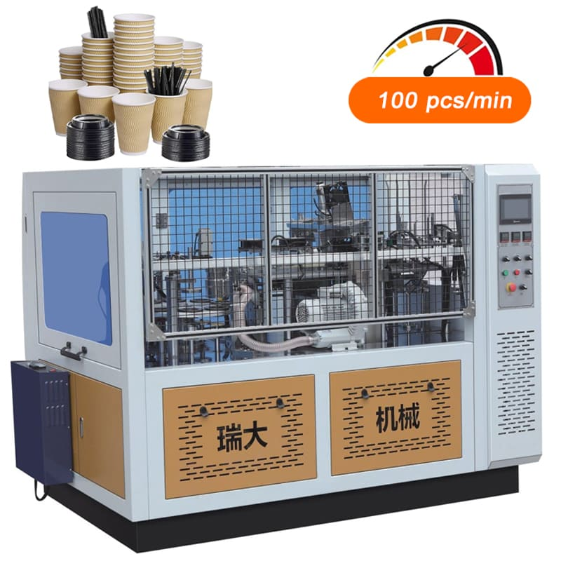 Customization 50-230 pcs/min Paper Cup Digital Printing Machine Fully Automatic Paper Cup Lid Making Machine