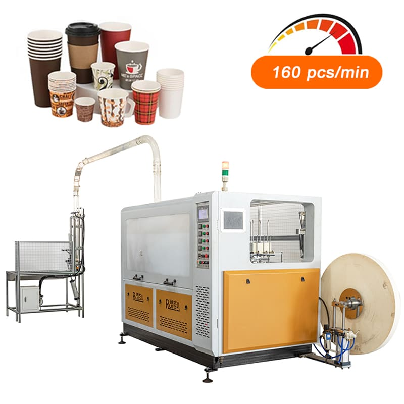 Customization 50-230 pcs/min Paper Cup Digital Printing Machine Fully Automatic Paper Cup Lid Making Machine