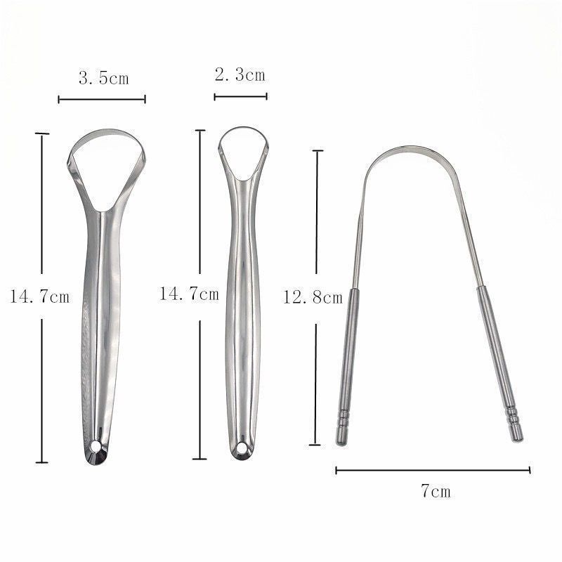 Hot Selling High Quality Stainless Steel Tongue Cleaner Scraper For Oral Hygiene