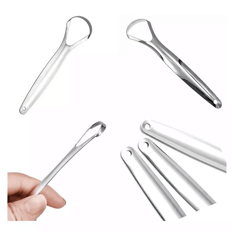 Hot Selling High Quality Stainless Steel Tongue Cleaner Scraper For Oral Hygiene