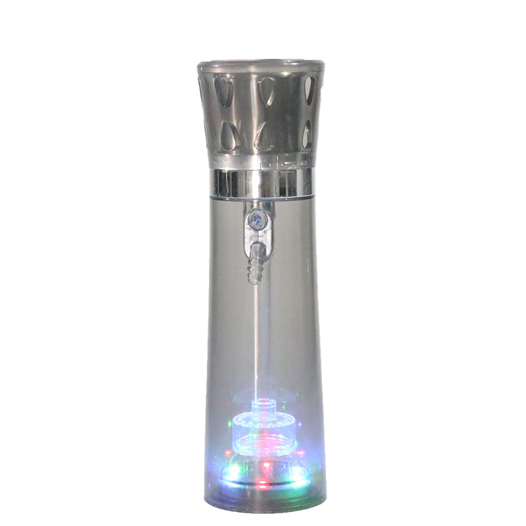 Wholesale Portable Led Shisha Cup Set Light Up Travel Plastic Narguile Huka Vandpibe Vannpipe Car Smoking Cup Hookah